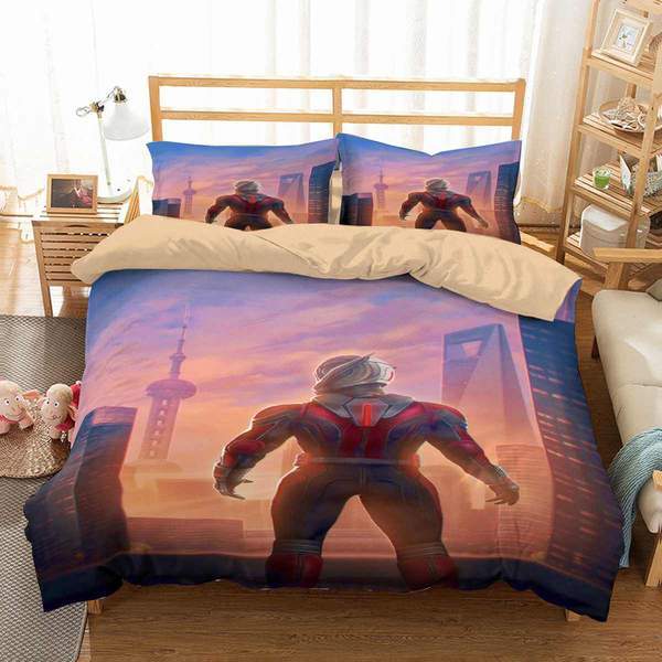 Ant Man Avengers Endgame Duvet Cover and Pillowcase Set Bedding Set Ant Man Avengers Endgame Duvet Cover and Pillowcase Set Bedding Set