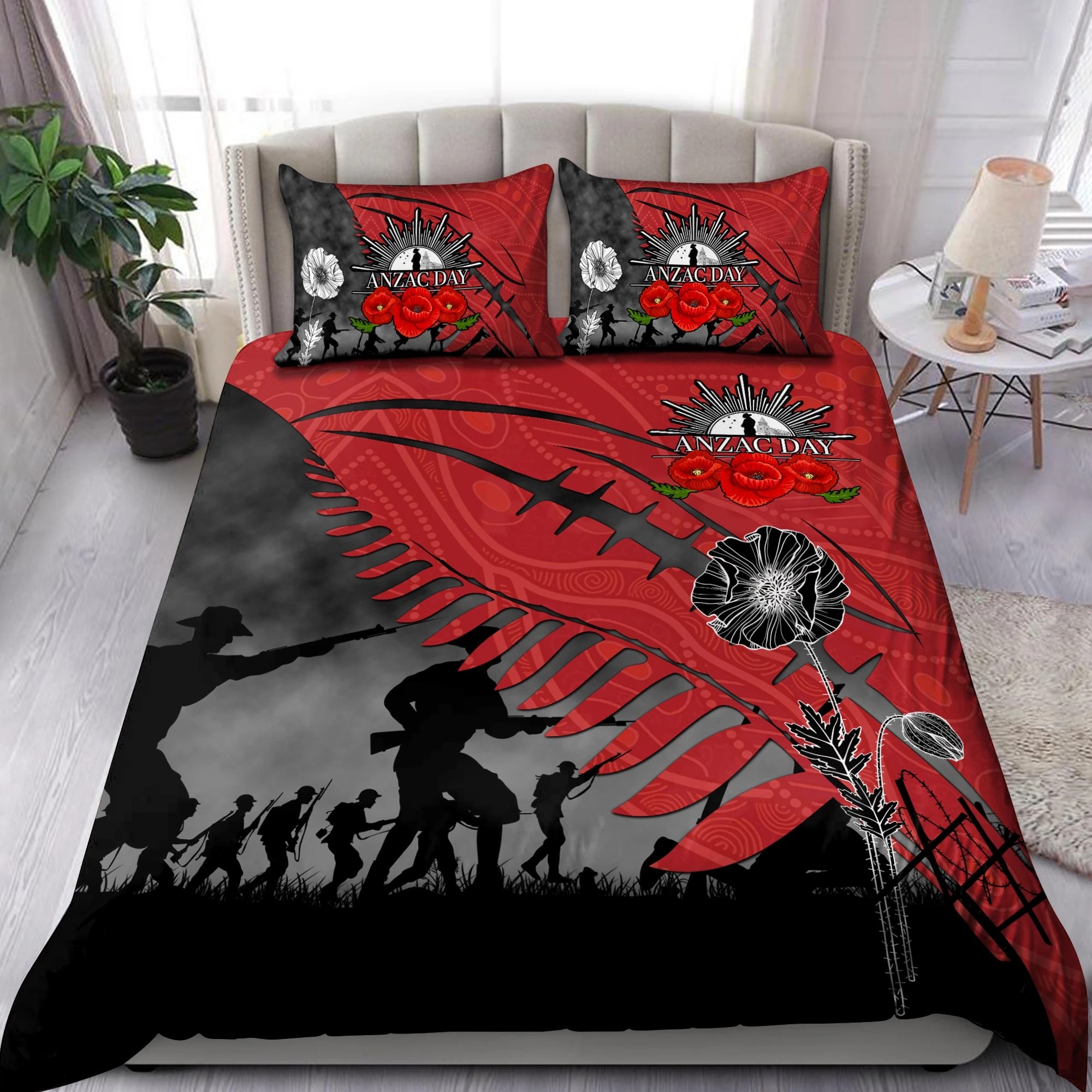 Anzac Day Memories Bedding Set Anzac Day Memories Bedding Set
