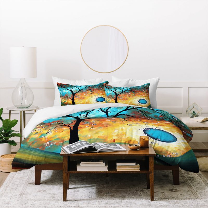 Aqua Burn Duvet Cover and Pillowcase Set Bedding Set Aqua Burn Duvet Cover and Pillowcase Set Bedding Set