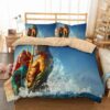 Aquaman 3 Duvet Cover and Pillowcase Set Bedding Set 558