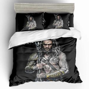 Aquaman 3 Duvet Cover and Pillowcase Set Bedding Set 563