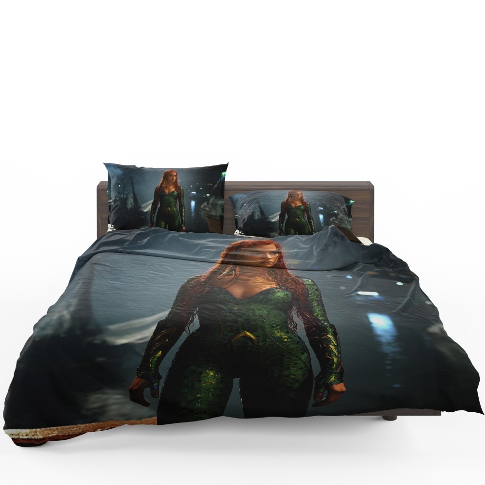 Aquaman Movie Amber Heard Mera DC Comics Bedding Set Aquaman Movie Amber Heard Mera DC Comics Bedding Set