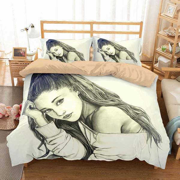 Ariana Grande Duvet Cover and Pillowcase Set Bedding Set 739 Ariana Grande Duvet Cover and Pillowcase Set Bedding Set 739
