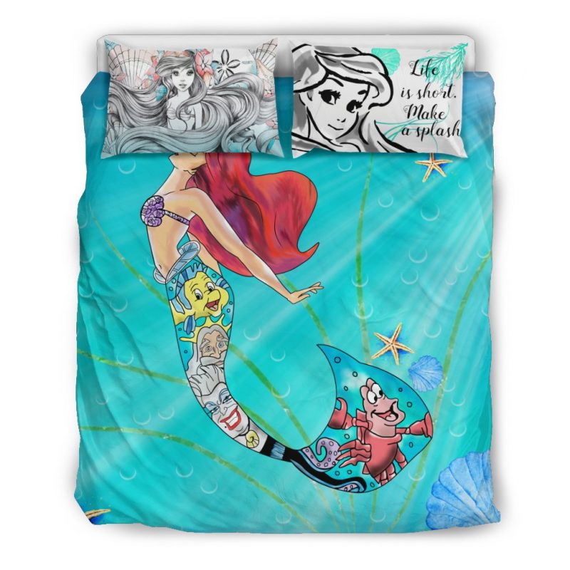 Ariel Disney 2227 Duvet Cover and Pillowcase Set Bedding Set Ariel Disney 2227 Duvet Cover and Pillowcase Set Bedding Set