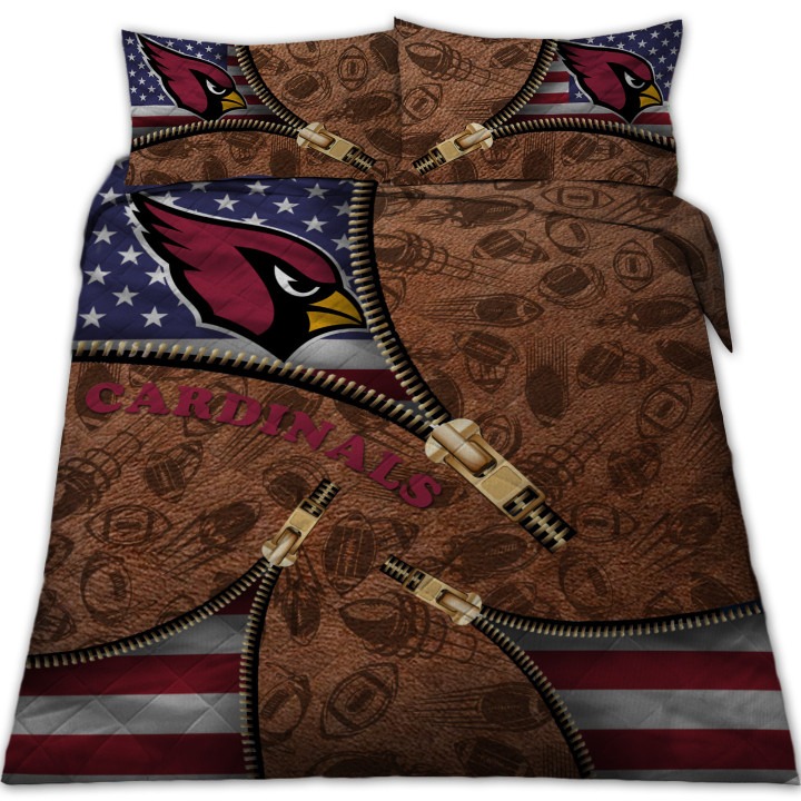 Arizona-Cardinals-Nfl-American-Flag-Leather-Pattern-Bedding-Set-2