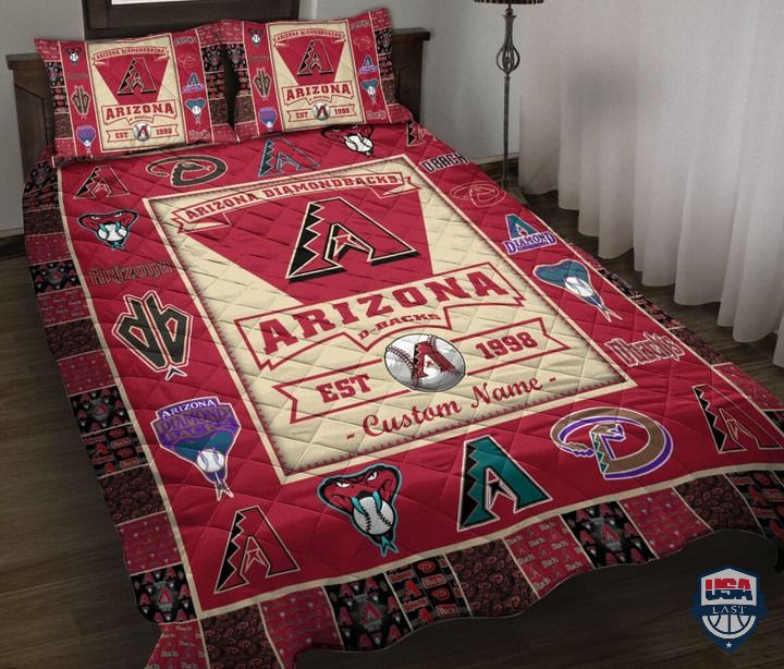 Arizona-Diamondbacks-Mlb-Logo-History-Personalized-Bedding-Set-1
