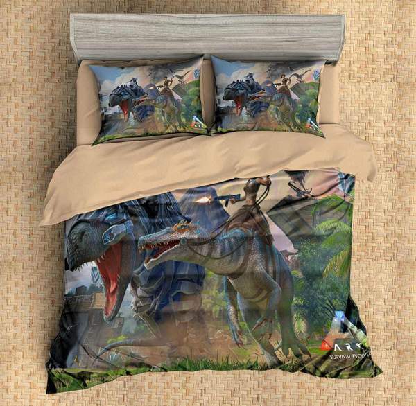 Ark Survival Evolved Duvet Cover and Pillowcase Set Bedding Set Ark Survival Evolved Duvet Cover and Pillowcase Set Bedding Set
