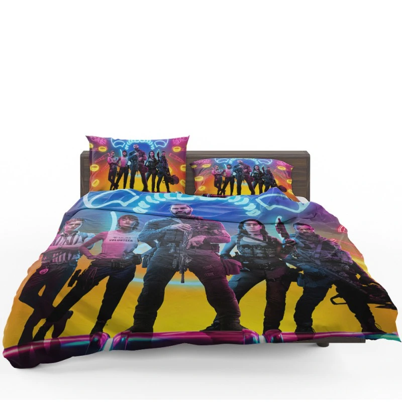 Army of the Dead Movie Dave Bautista Huma Qureshi Ella Purnell Bedding Set Army of the Dead Movie Dave Bautista Huma Qureshi Ella Purnell Bedding Set