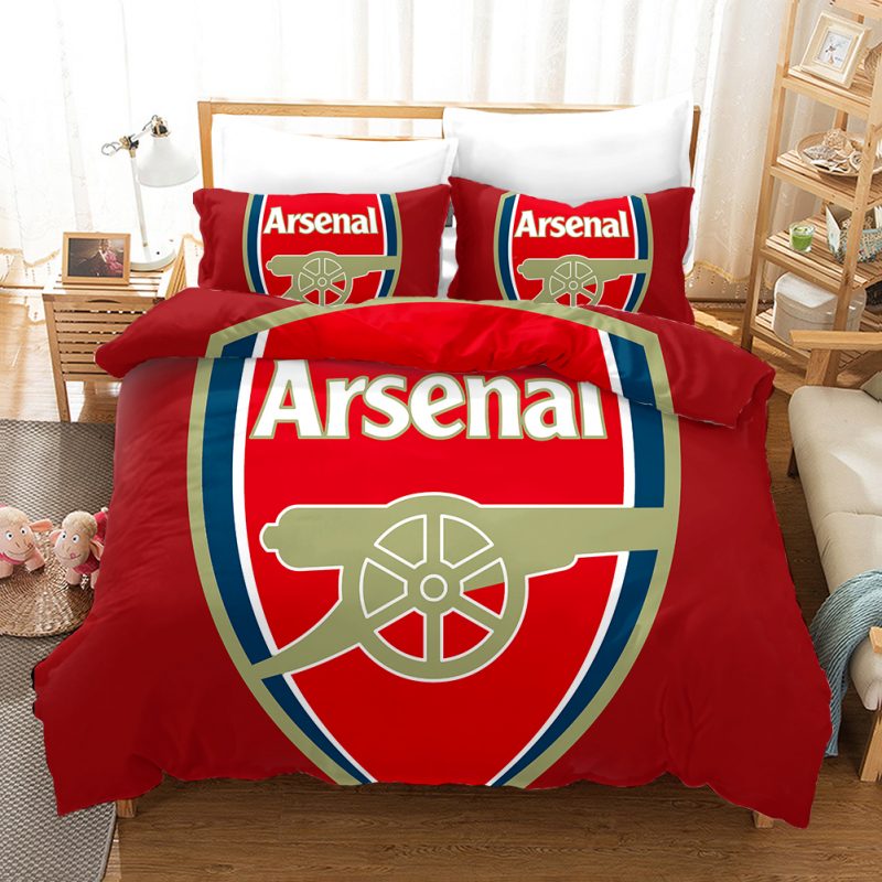 Arsenal Duvet Cover and Pillowcase Set Bedding Set 847 Arsenal Duvet Cover and Pillowcase Set Bedding Set 847