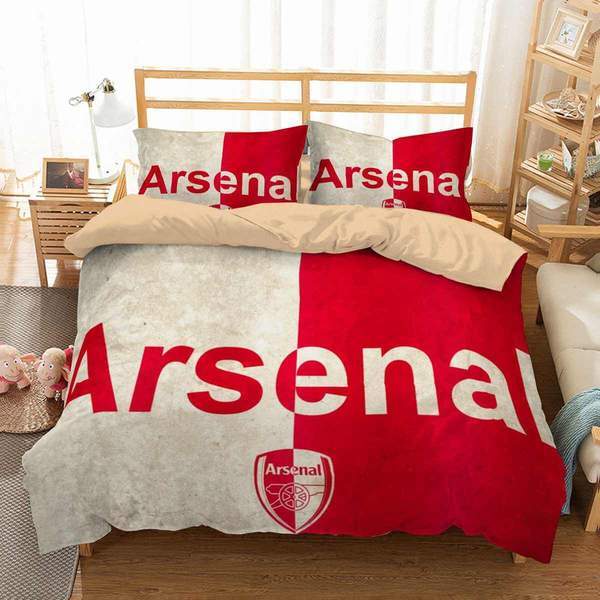 Arsenal F C 2 Duvet Cover and Pillowcase Set Bedding Set Arsenal F C 2 Duvet Cover and Pillowcase Set Bedding Set