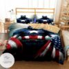 Art Avengers 3 Captain America Patterns Teven Steve Rogerss Duvet Cover Bedding Set