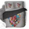 Artistic Clorful Heart Duvet Cover Bedding Set