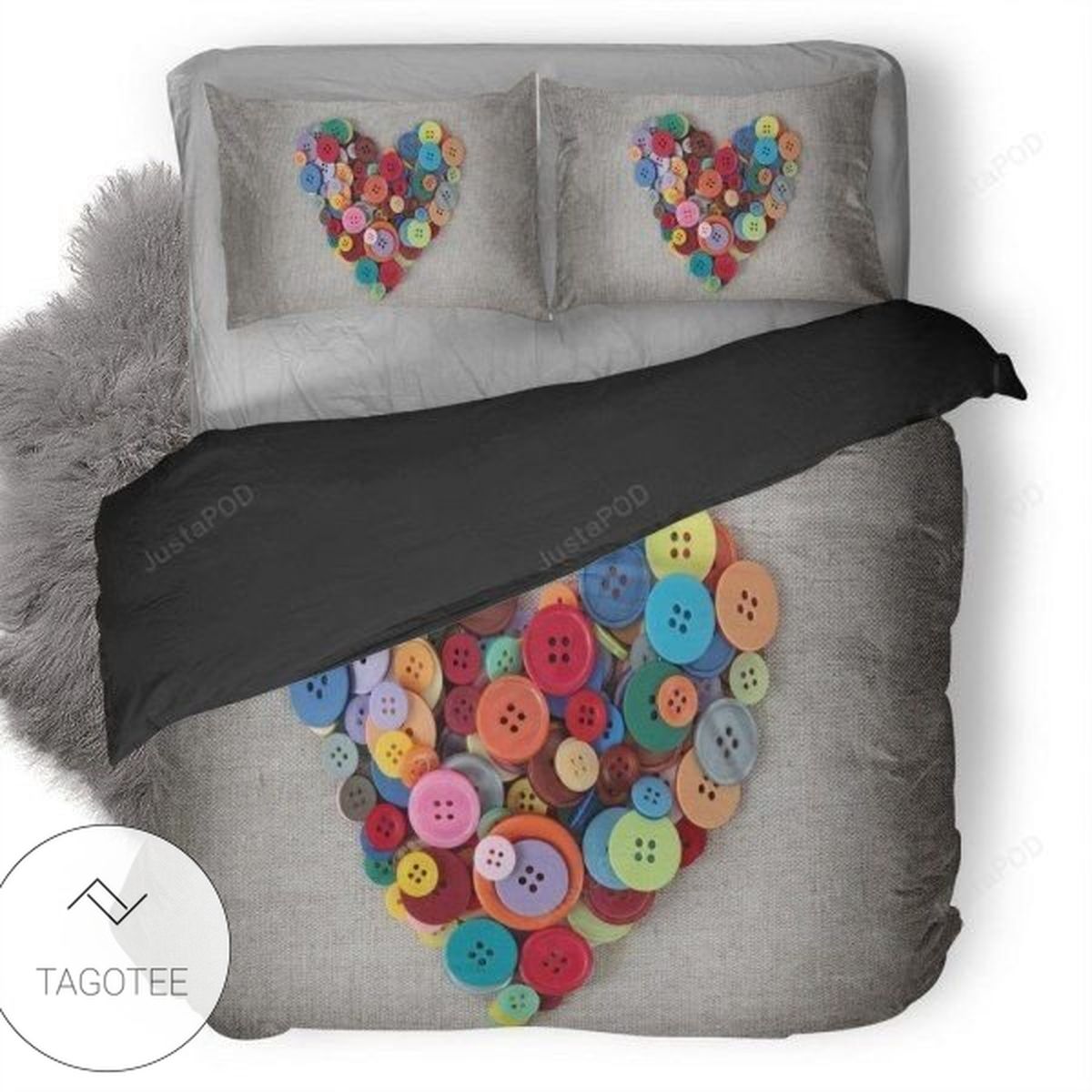 Artistic Clorful Heart Duvet Cover Bedding Set Artistic Clorful Heart Duvet Cover Bedding Set