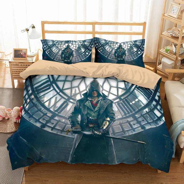 Assassin’S Creed Duvet Cover and Pillowcase Set Bedding Set Assassin’S Creed Duvet Cover and Pillowcase Set Bedding Set
