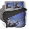 Asteroid Outpost Duvet Cover Bedding Set