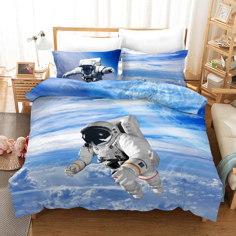 Astronaut 05 Duvet Cover and Pillowcase Set Bedding Set Astronaut 05 Duvet Cover and Pillowcase Set Bedding Set