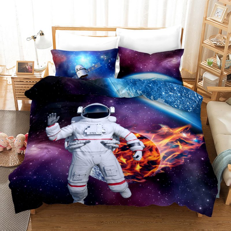 Astronaut 08 Duvet Cover and Pillowcase Set Bedding Set Astronaut 08 Duvet Cover and Pillowcase Set Bedding Set