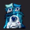 Astronaut 3 Duvet Cover and Pillowcase Set Bedding Set
