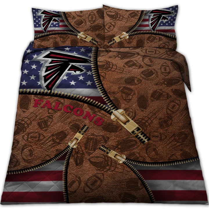 Atlanta-Falcons-Nfl-American-Flag-Leather-Pattern-Bedding-Set-2