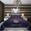 Atlanta Hawks 33 NBA Basketball ize Duvet Cover and Pillowcase Set Bedding Set