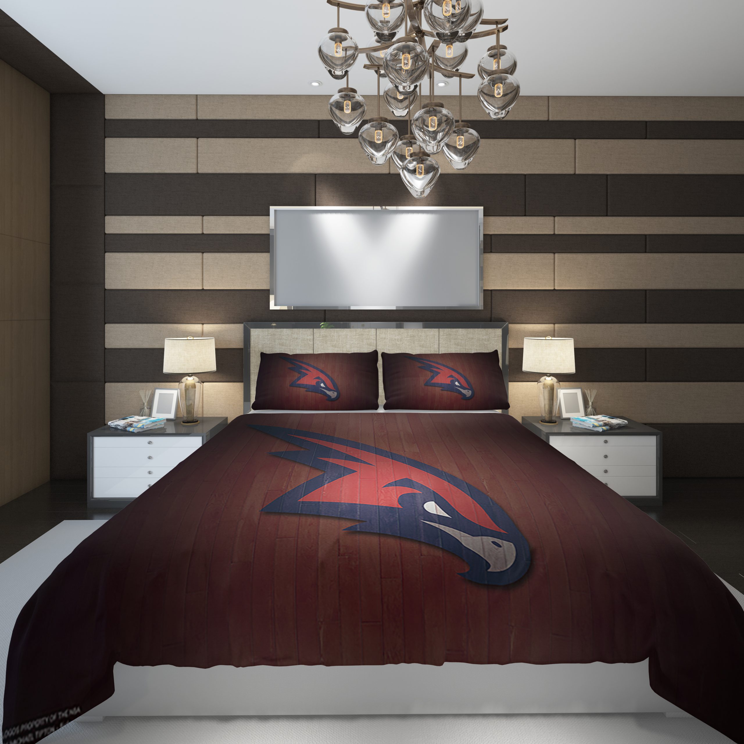 Atlanta Hawks 4 NBA Basketball ize Duvet Cover and Pillowcase Set Bedding Set Atlanta Hawks 4 NBA Basketball ize Duvet Cover and Pillowcase Set Bedding Set