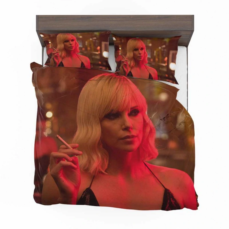 Atomic-Blonde-Movie-Charlize-Theron-Bedding-Set-1