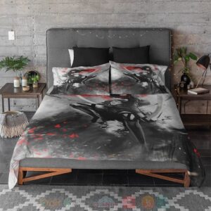 Attack On Titan Mikasa Ackerman Blood Vengeance Home Dynamic Bedding Set