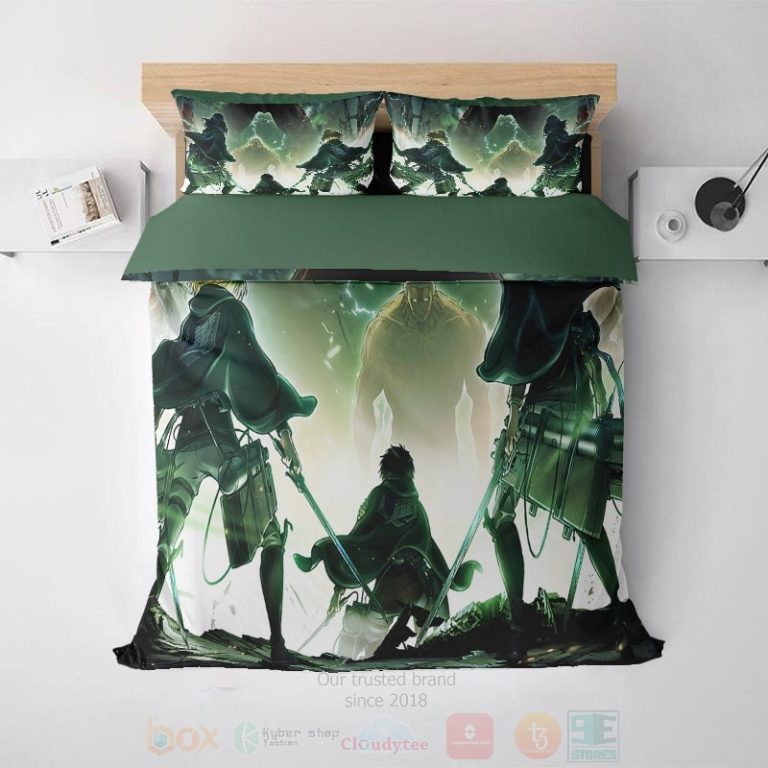 Attack-On-Titan-Survey-Corp-Odm-Gear-Eren-Mikasa-Bedding-Set-1