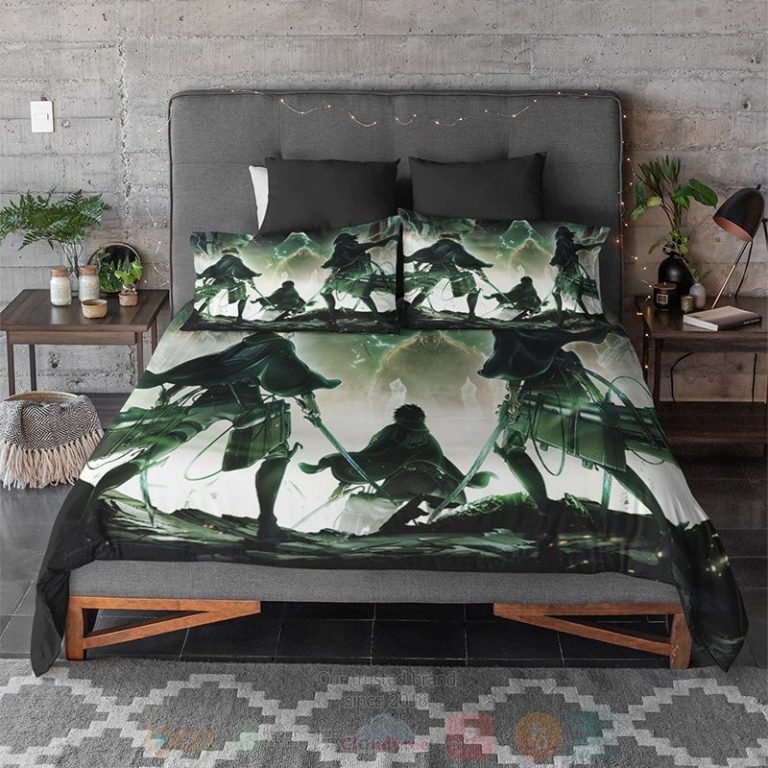 Attack-On-Titan-Survey-Corp-Odm-Gear-Eren-Mikasa-Bedding-Set-2