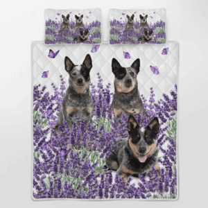 Australian Cattle Lavender Quilt Bedding Set- Limited Edition