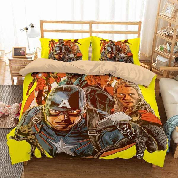 Avengers 2 Duvet Cover and Pillowcase Set Bedding Set 484 Avengers 2 Duvet Cover and Pillowcase Set Bedding Set 484