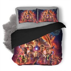 Avengers 4 End Game 4 Duvet Cover and Pillowcase Set Bedding Set