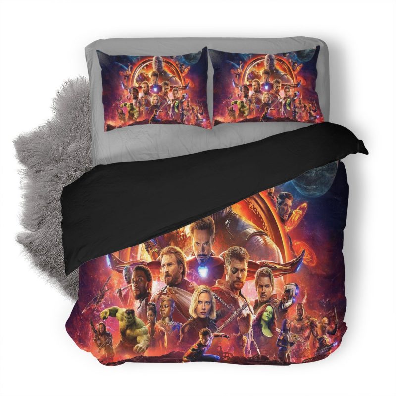 Avengers 4 End Game 4 Duvet Cover and Pillowcase Set Bedding Set Avengers 4 End Game 4 Duvet Cover and Pillowcase Set Bedding Set