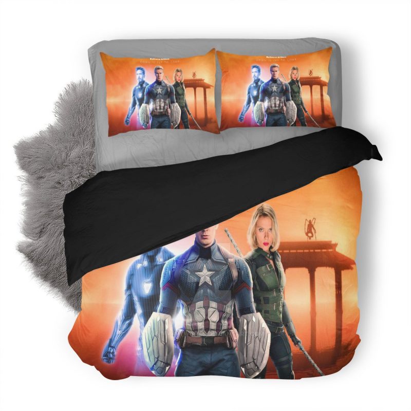 Avengers 4 End Game Duvet Cover and Pillowcase Set Bedding Set 368 Avengers 4 End Game Duvet Cover and Pillowcase Set Bedding Set 368