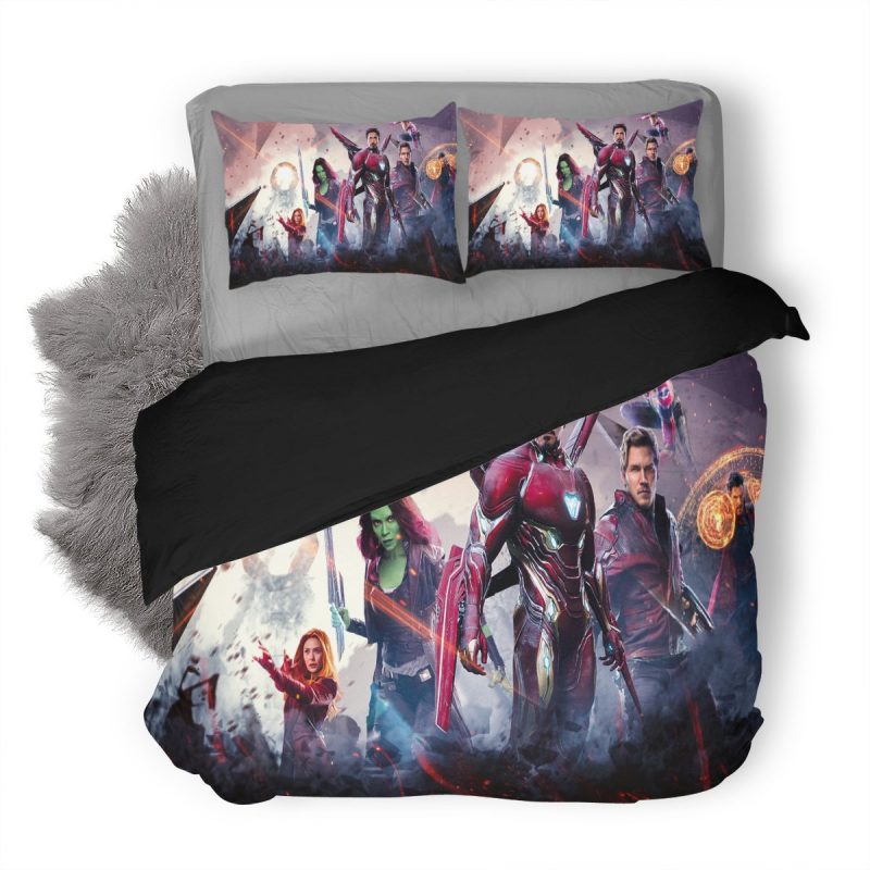 Avengers 4 End Game Duvet Cover and Pillowcase Set Bedding Set 414 Avengers 4 End Game Duvet Cover and Pillowcase Set Bedding Set 414