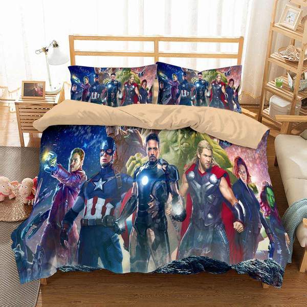 Avengers 6 Duvet Cover and Pillowcase Set Bedding Set Avengers 6 Duvet Cover and Pillowcase Set Bedding Set