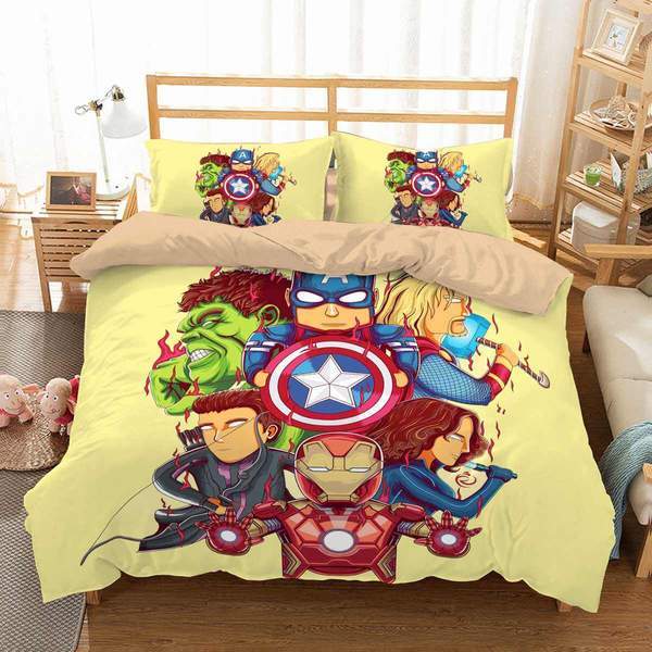 Avengers 9 Duvet Cover and Pillowcase Set Bedding Set Avengers 9 Duvet Cover and Pillowcase Set Bedding Set