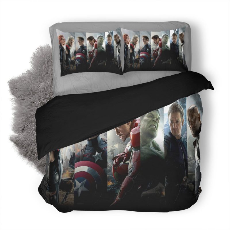 Avengers Age Of Ultron Duvet Cover and Pillowcase Set Bedding Set 2 Avengers Age Of Ultron Duvet Cover and Pillowcase Set Bedding Set 2