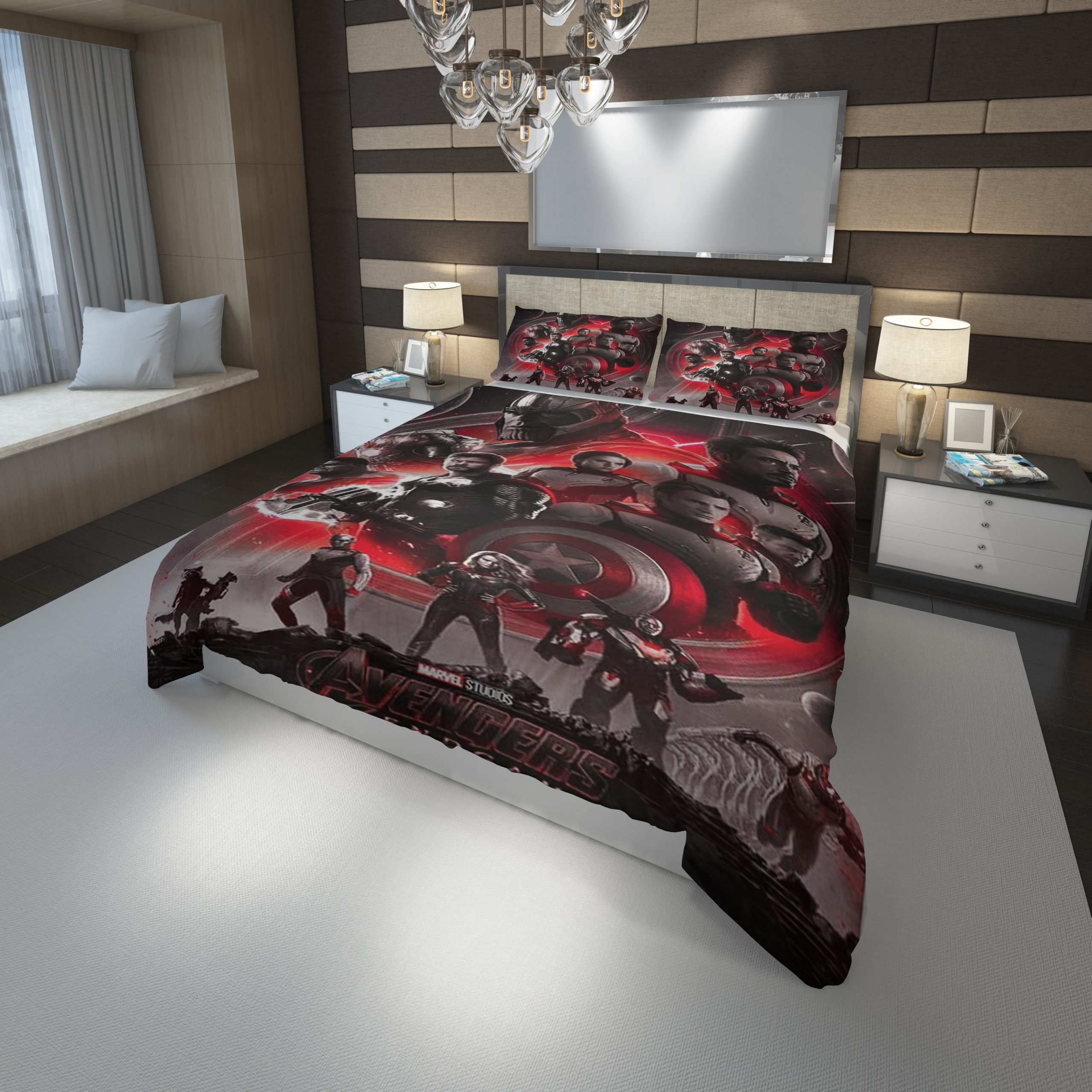 Avengers And Game 5 Duvet Cover and Pillowcase Set Bedding Set Avengers And Game 5 Duvet Cover and Pillowcase Set Bedding Set