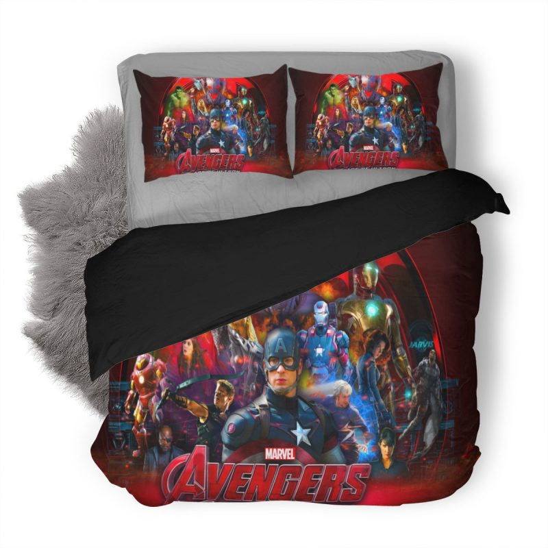 Avengers Duvet Cover and Pillowcase Set Bedding Set 410 Avengers Duvet Cover and Pillowcase Set Bedding Set 410