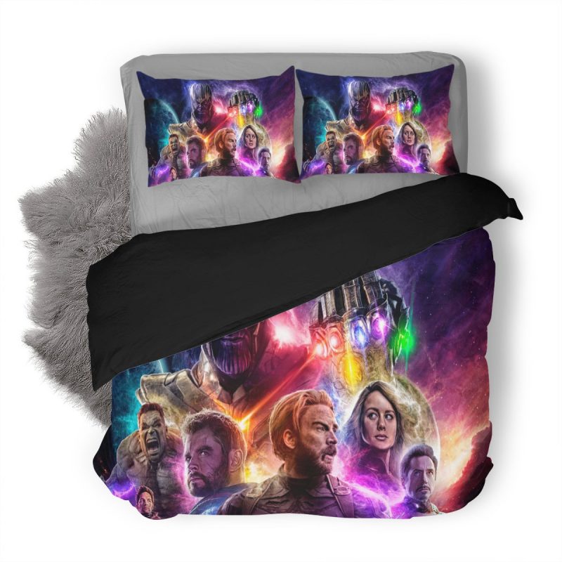 Avengers End Game Duvet Cover and Pillowcase Set Bedding Set 6 Avengers End Game Duvet Cover and Pillowcase Set Bedding Set 6