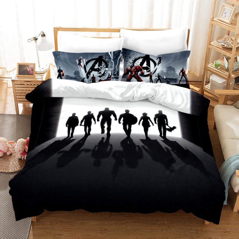 Avengers End Game Duvet Cover and Pillowcase Set Bedding Set 841 Avengers End Game Duvet Cover and Pillowcase Set Bedding Set 841