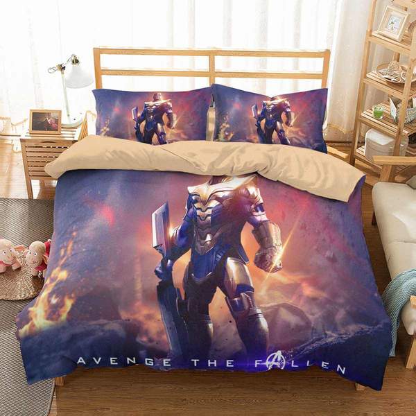 Avengers Endgame Duvet Cover and Pillowcase Set Bedding Set 757 Avengers Endgame Duvet Cover and Pillowcase Set Bedding Set 757