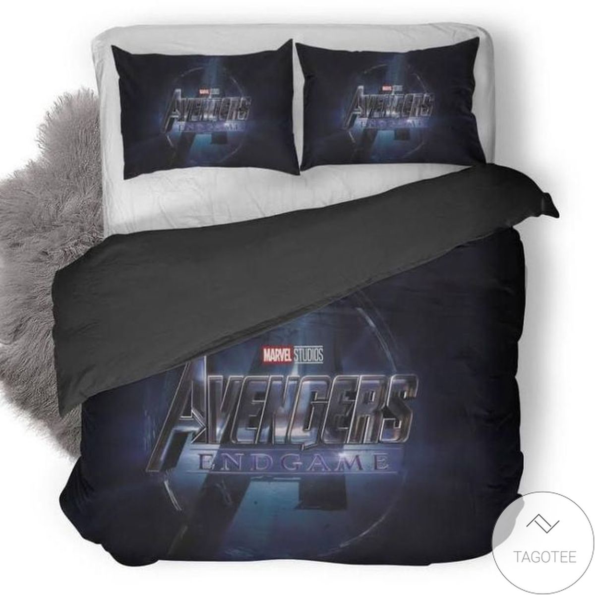 Avengers Endgame Logo Bedding Set Avengers Endgame Logo Bedding Set