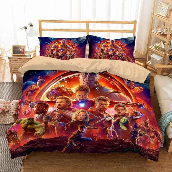 Avengers Infinity War 11 Duvet Cover and Pillowcase Set Bedding Set Avengers Infinity War 11 Duvet Cover and Pillowcase Set Bedding Set