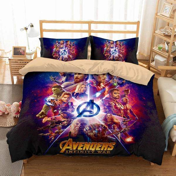 Avengers Infinity War 12 Duvet Cover and Pillowcase Set Bedding Set Avengers Infinity War 12 Duvet Cover and Pillowcase Set Bedding Set