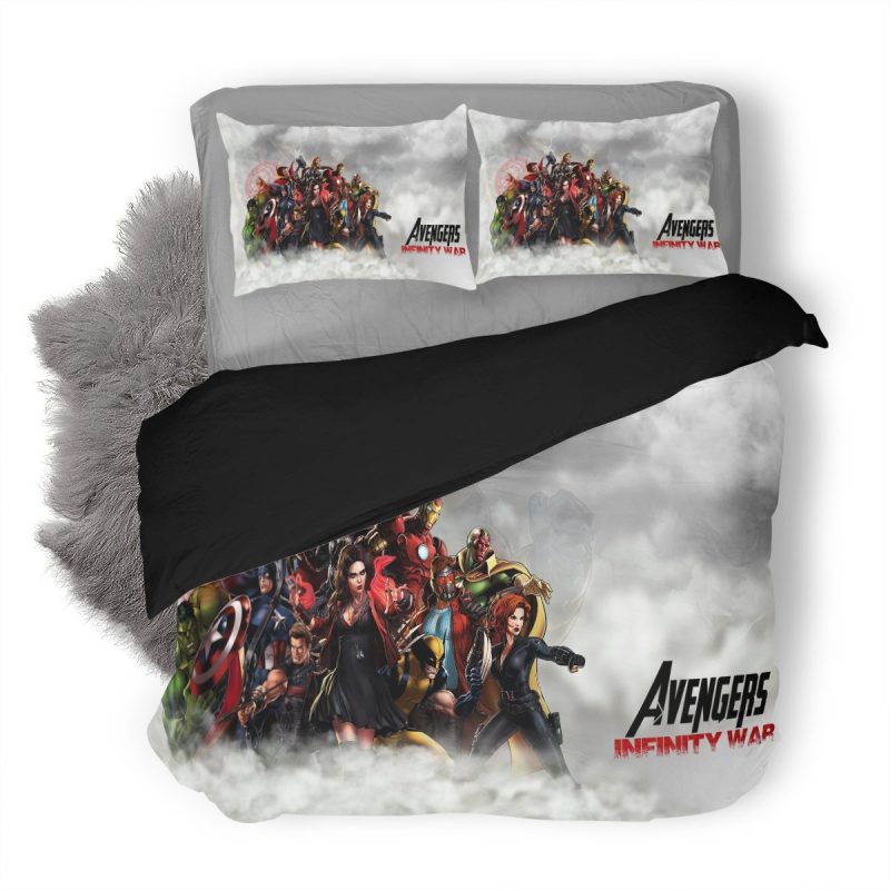 Avengers Infinity War Duvet Cover and Pillowcase Set Bedding Set 409 Avengers Infinity War Duvet Cover and Pillowcase Set Bedding Set 409