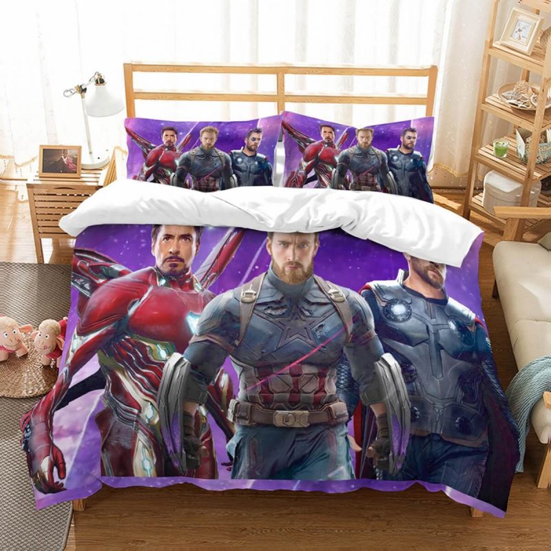 Avengers Infinity War Duvet Cover and Pillowcase Set Bedding Set 678 Avengers Infinity War Duvet Cover and Pillowcase Set Bedding Set 678