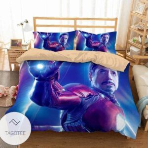 Avengers Infinity War Iron Man Duvet Cover Bedding Set
