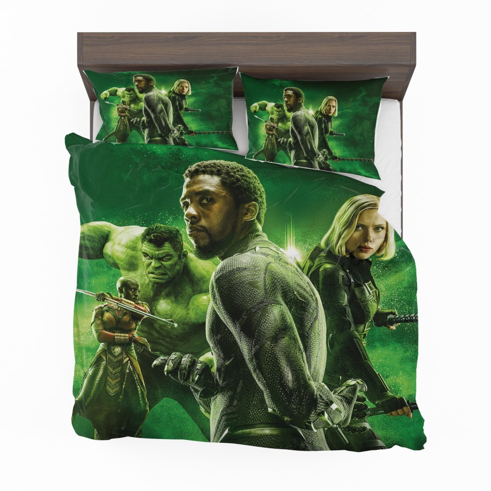 Avengers-Infinity-War-Okoye-Black-Panther-Black-Widow-Hulk-Bedding-Set-1